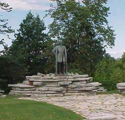 Statue de Jean Nicolet, Green Bay, Winconsin...