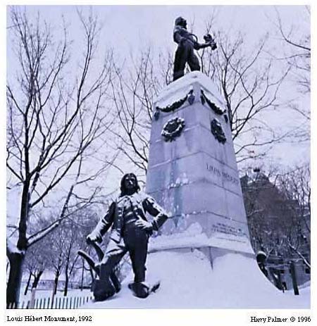 Le Monument Hébert - Couillard - Rollet, à  Québec...