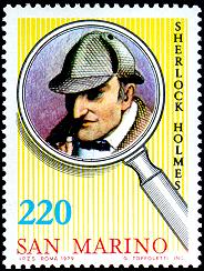 Timbre Sherlock Holmes - San Marino - 1979...